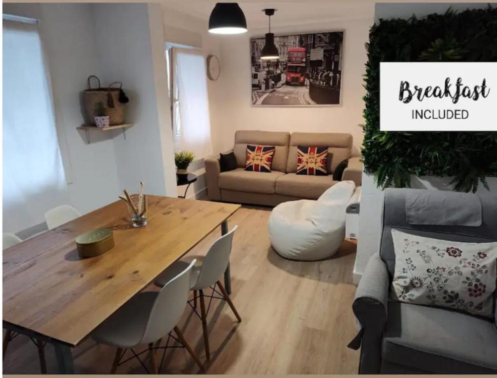 Apartamento Entero Con Desayuno Incluido Y Parking Gratuito, A 3 Km De Playa Con Aire Acondicionado Muskiz Exteriör bild